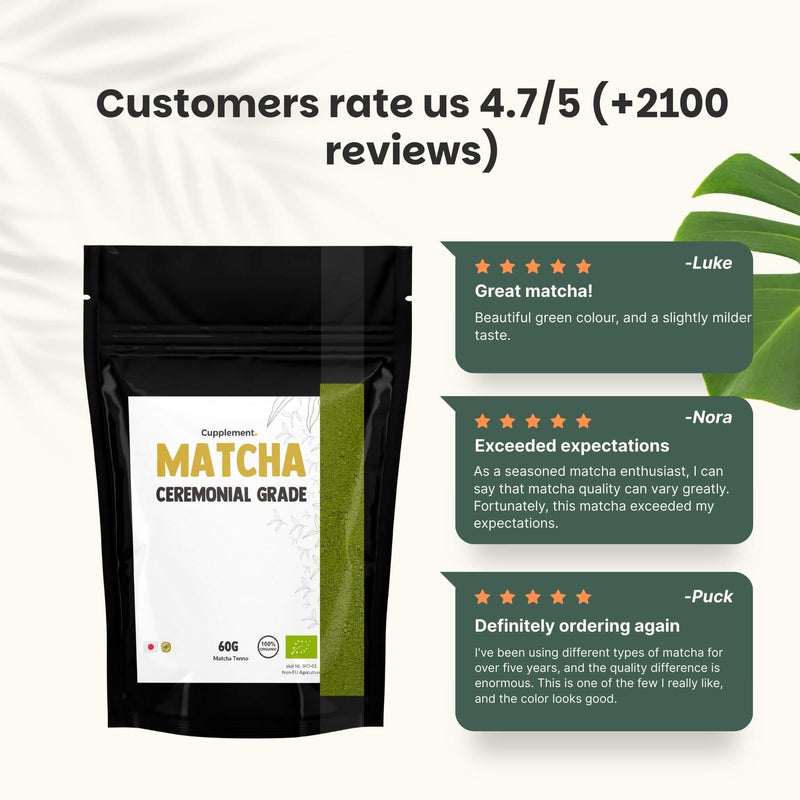 Organic Ceremonial Grade Matcha Tea powder goyu supplement superfood