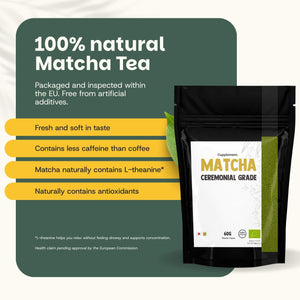 Organic Ceremonial Grade Matcha Tea powder goyu supplement superfood