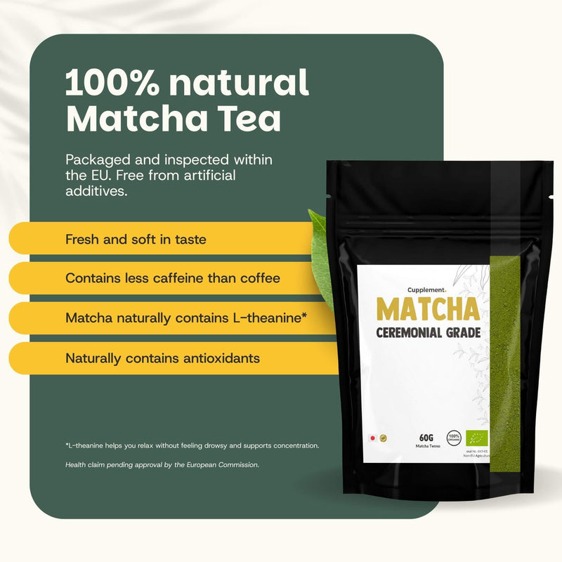 Organic Ceremonial Grade Matcha Tea powder goyu supplement superfood