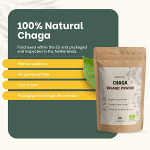 Organic Chaga powder goyu supplement superfood