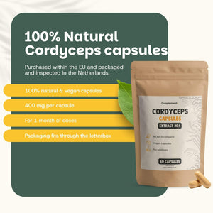 Organic Cordyceps extract capsules goyu supplement superfood