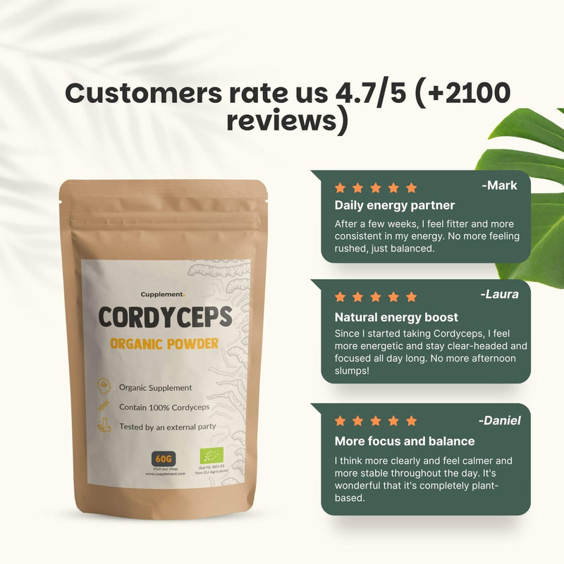 Organic Cordyceps powder goyu supplement superfood