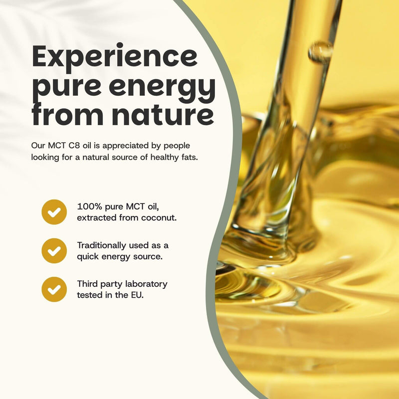 Organic MCT C8 Oil goyu supplement superfood