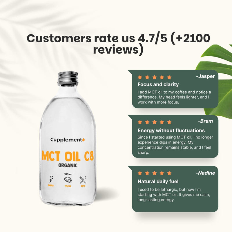 Organic MCT C8 Oil goyu supplement superfood