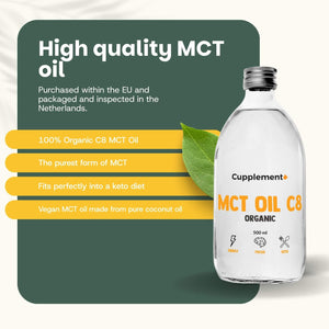 Organic MCT C8 Oil goyu supplement superfood