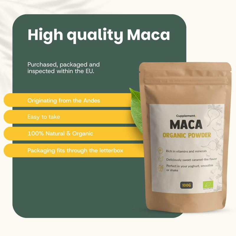 Organic Maca powder goyu supplement superfood