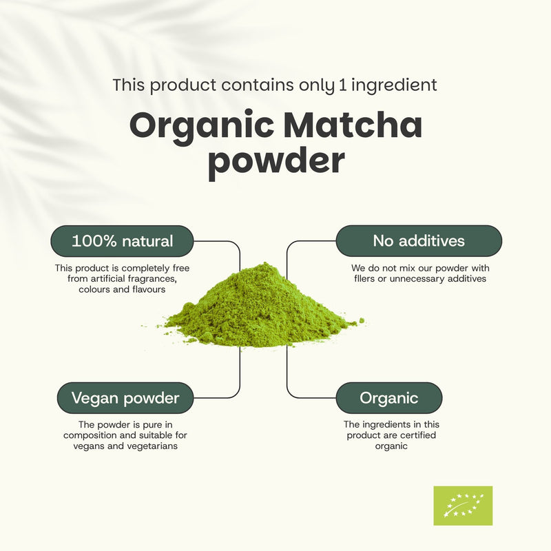 Organic Matcha Tea powder goyu supplement superfood