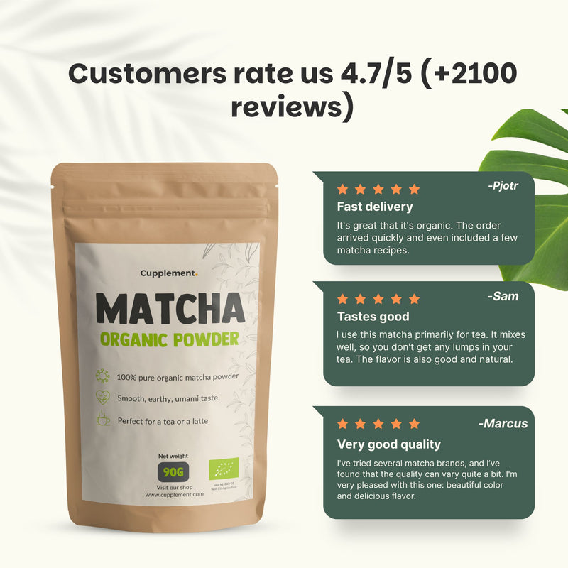 Organic Matcha Tea powder goyu supplement superfood