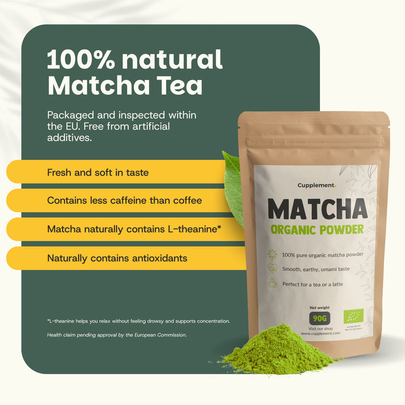 Organic Matcha Tea powder goyu supplement superfood