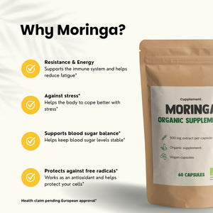 Organic Moringa capsules goyu superfood supplement