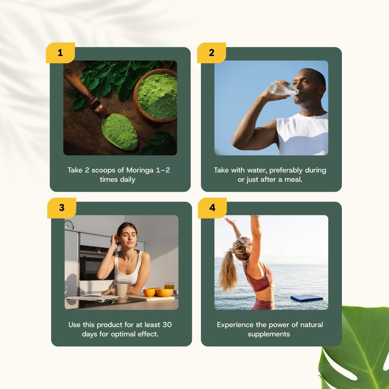 Organic Moringa powder goyu supplement superfood