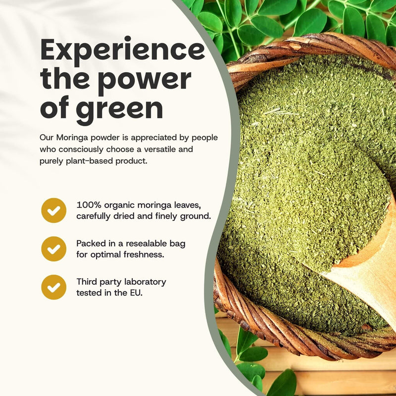 Organic Moringa powder goyu supplement superfood