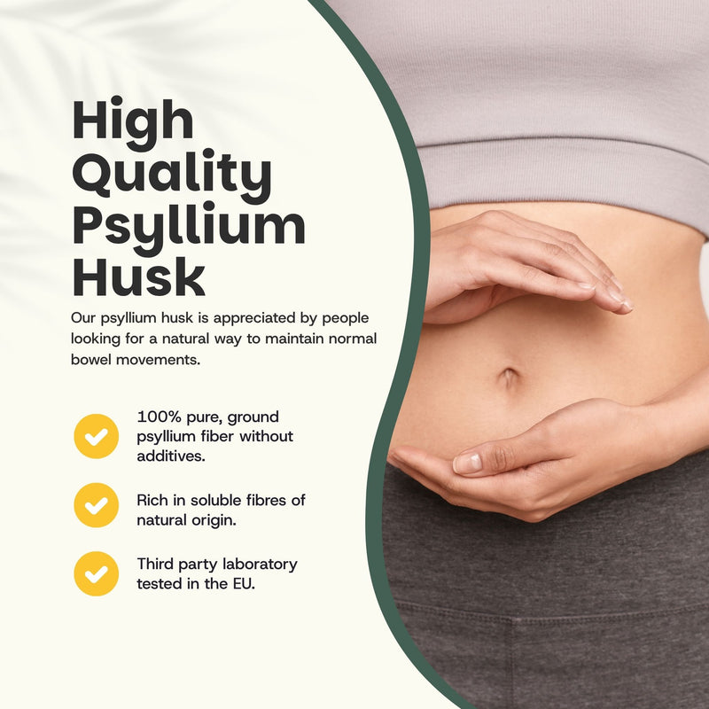 Organic Psyllium Fiber Powder Goyu Superfood Supplement