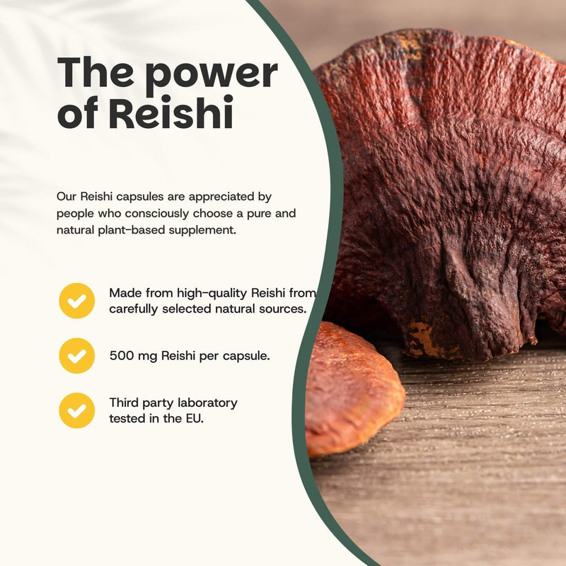 Organic Reishi capsules goyu supplement superfood