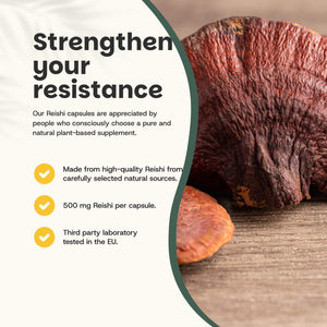 Organic Reishi capsules goyu supplement superfood