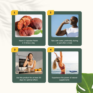 Organic Reishi capsules goyu supplement superfood