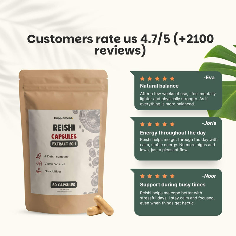 Organic Reishi extract capsules goyu supplement superfood