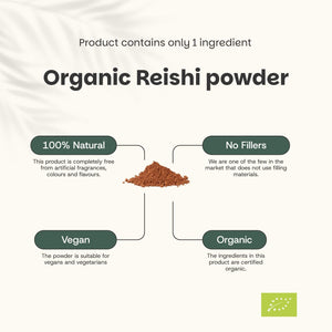Organic Reishi powder goyu supplement superfood