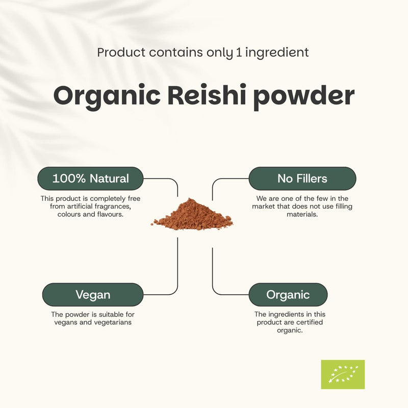Organic Reishi powder goyu supplement superfood