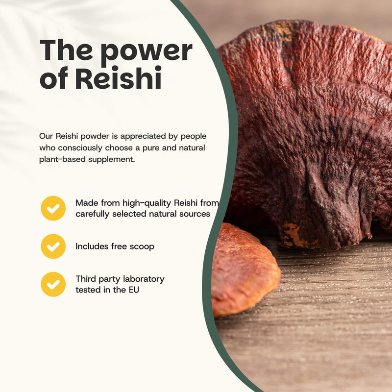 Organic Reishi powder goyu supplement superfood