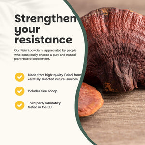 Organic Reishi powder goyu supplement superfood