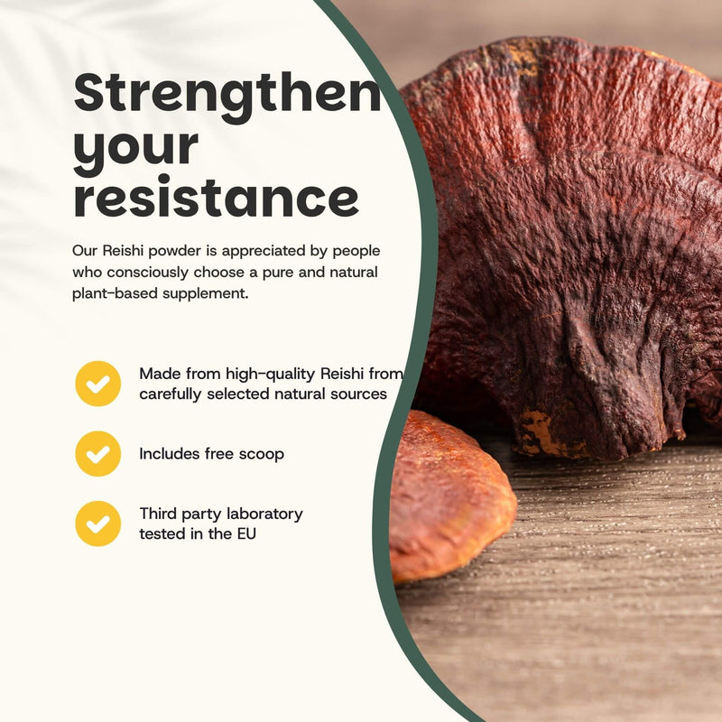 Organic Reishi powder goyu supplement superfood
