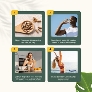 Organic ashwagandha capsules goyu supplement superfood