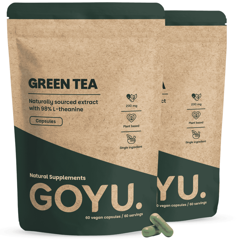 Grüner Tee Extrakt Kapseln 500 mg (L-Theanin)