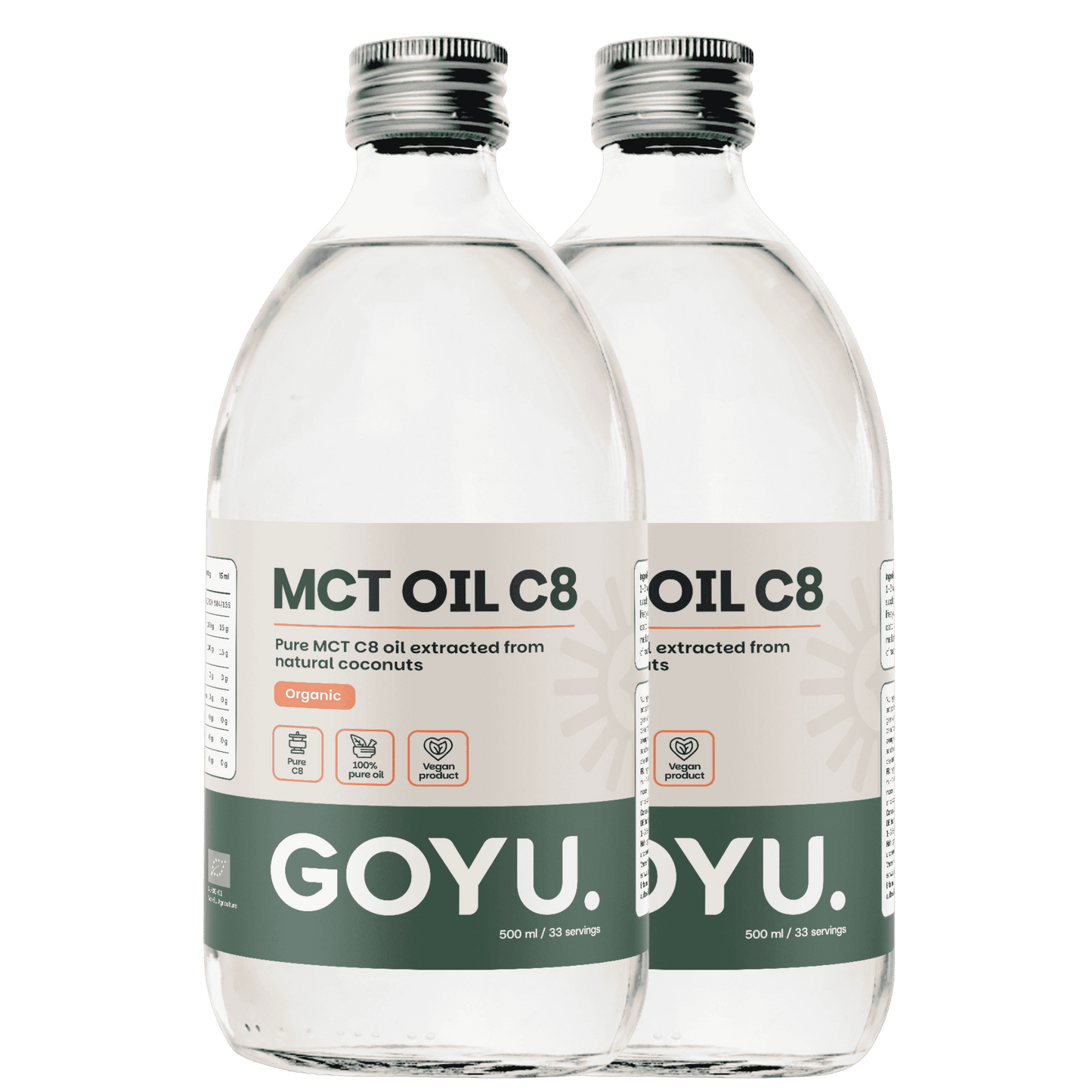 Bio MCT C8 Öl (100% Kokosöl)