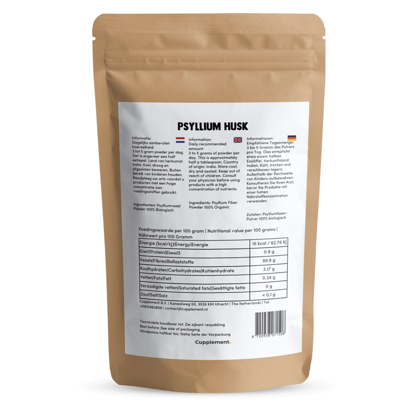 Flohsamenfaserpulver Bio