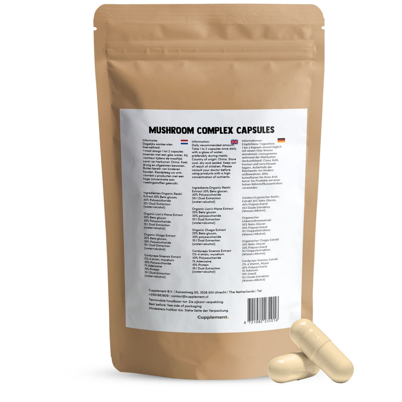 Paddenstoelen mix Capsules 400 mg BIO