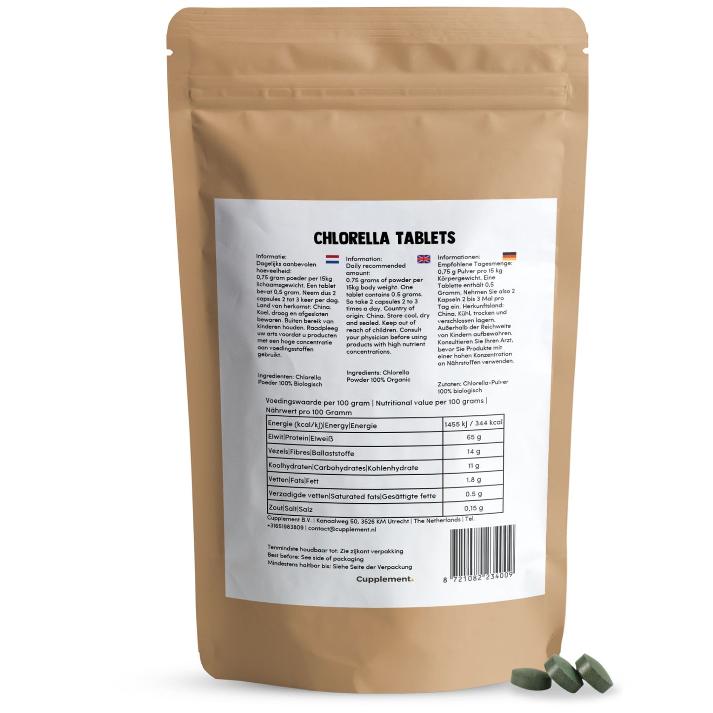Chlorella Tabletten 500 mg Bio