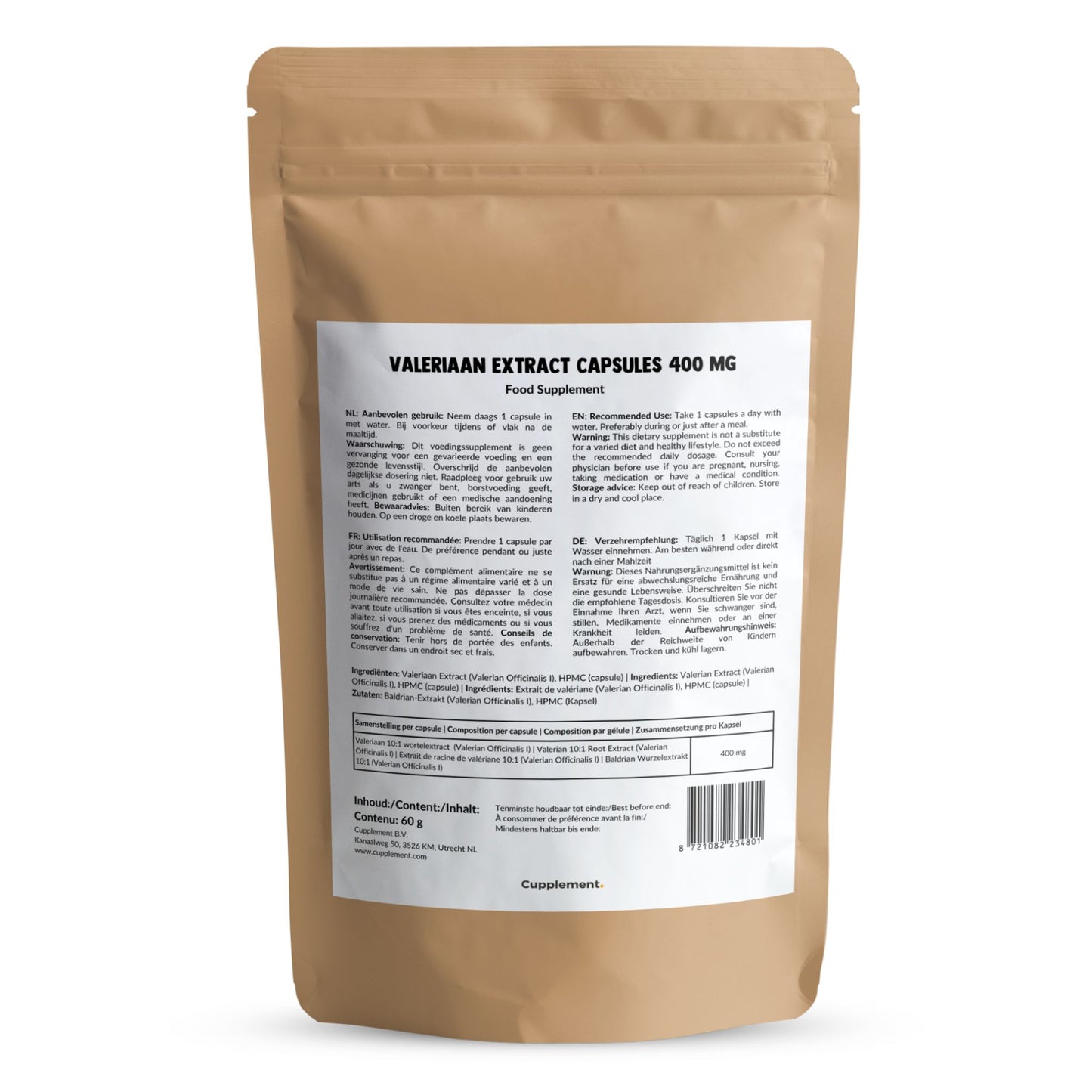 Baldrian Extrakt Kapseln 500 mg