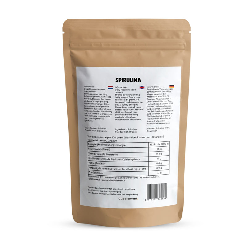 Spirulina Poeder Biologisch
