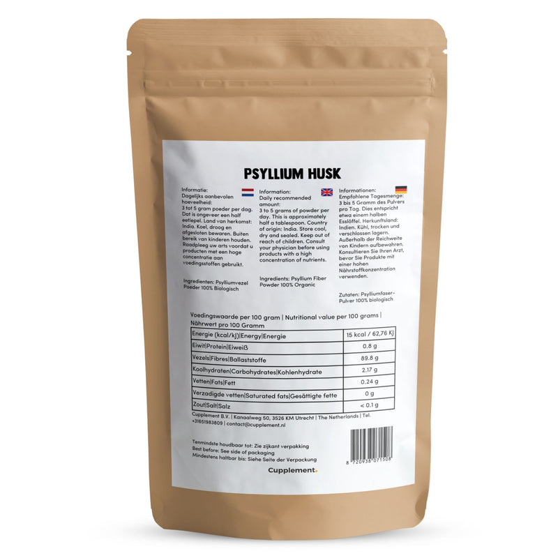 Psylliumvezels Capsules 500 mg BIO