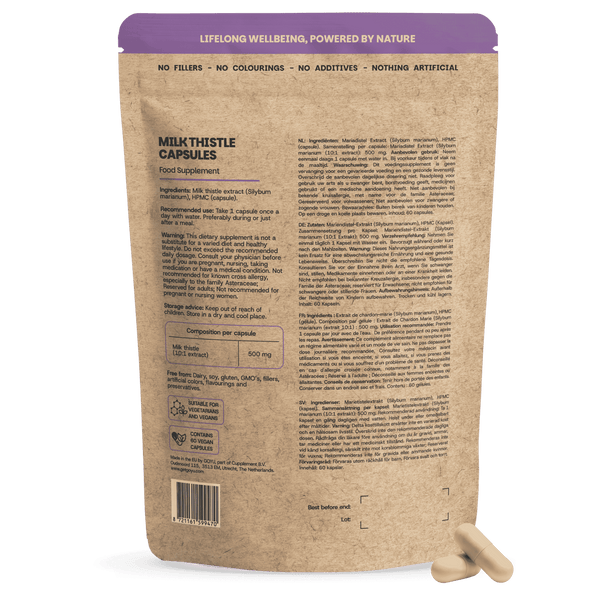 Mariadistel extract capsules goyu supplement superfood