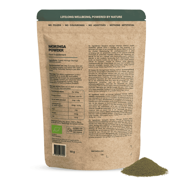 Biologisch Moringa poeder goyu supplement superfood