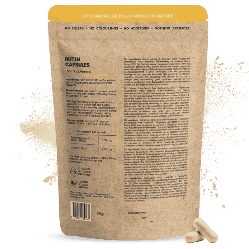 Rutine capsules goyu supplement superfood