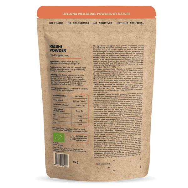 Biologisch Reishi poeder goyu supplement superfood