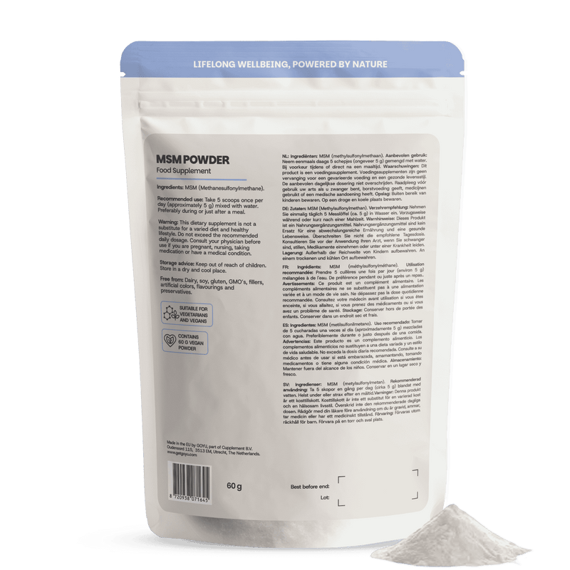 MSM poeder goyu superfood supplement
