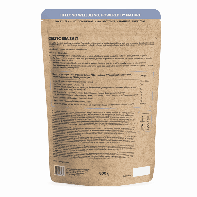 Keltisch zeezout 800g goyu superfood supplement achterkant