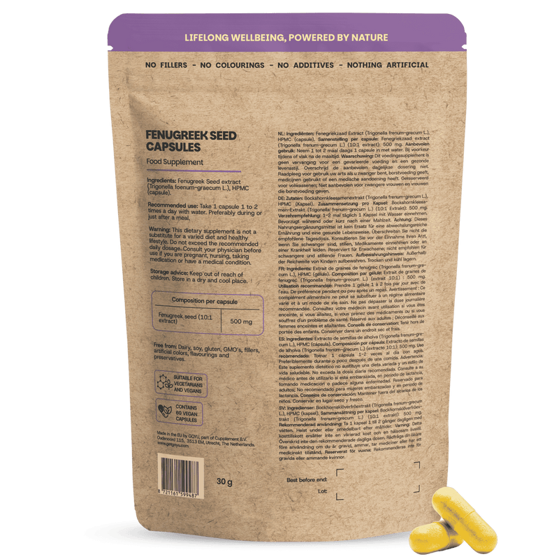 Fenegriek Capsules 500 mg