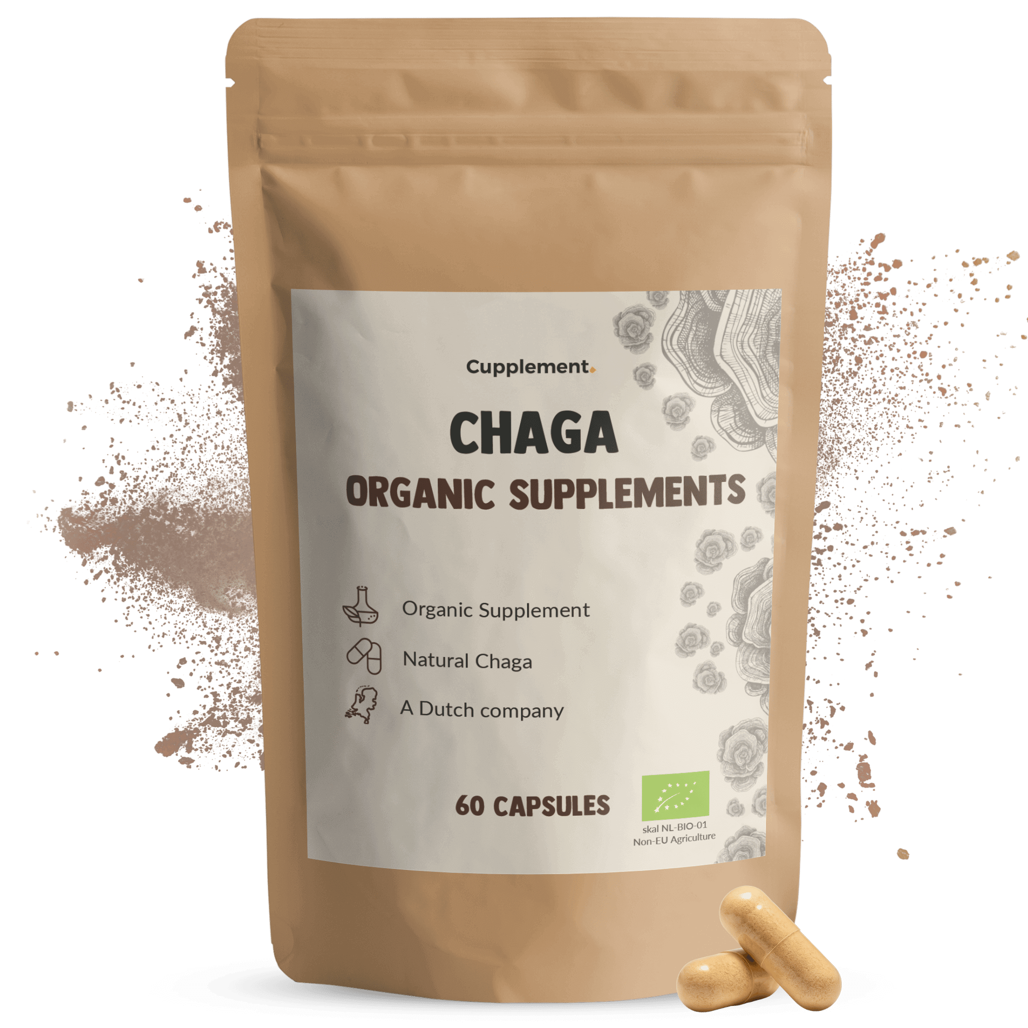 Chaga Kapseln 500 mg Biologisch