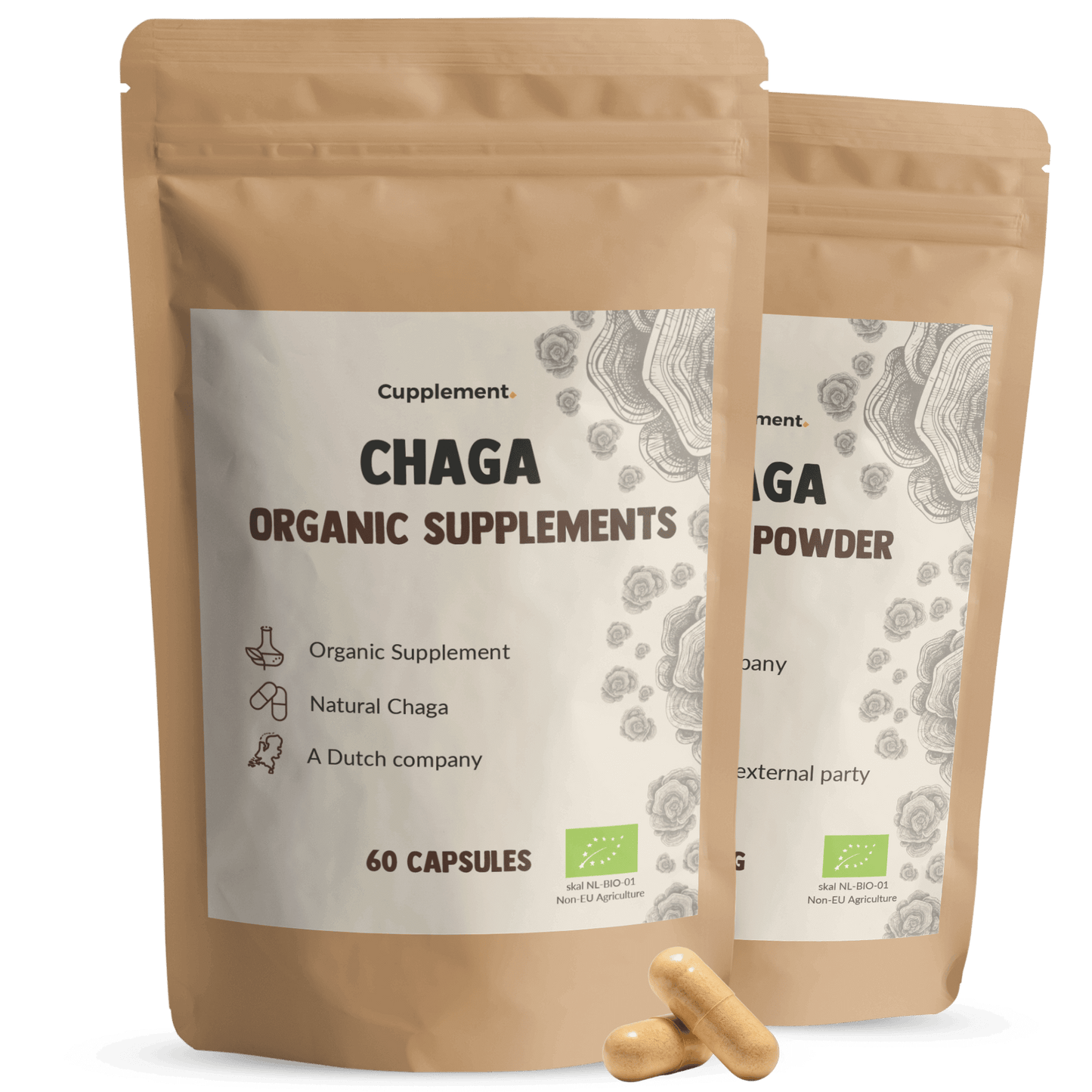 Chaga Kapseln 500 mg Biologisch