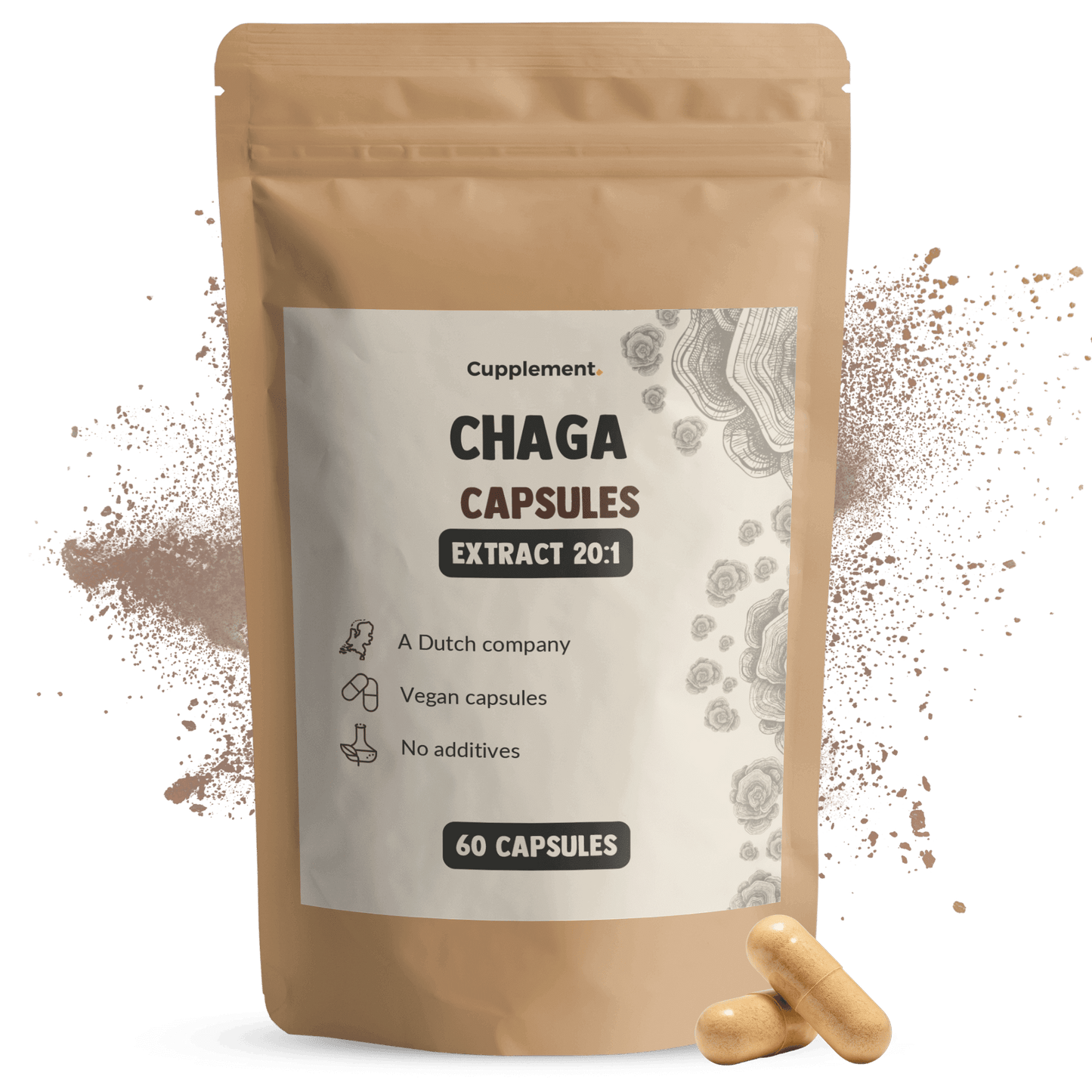 Chaga Extract Capsules 400mg