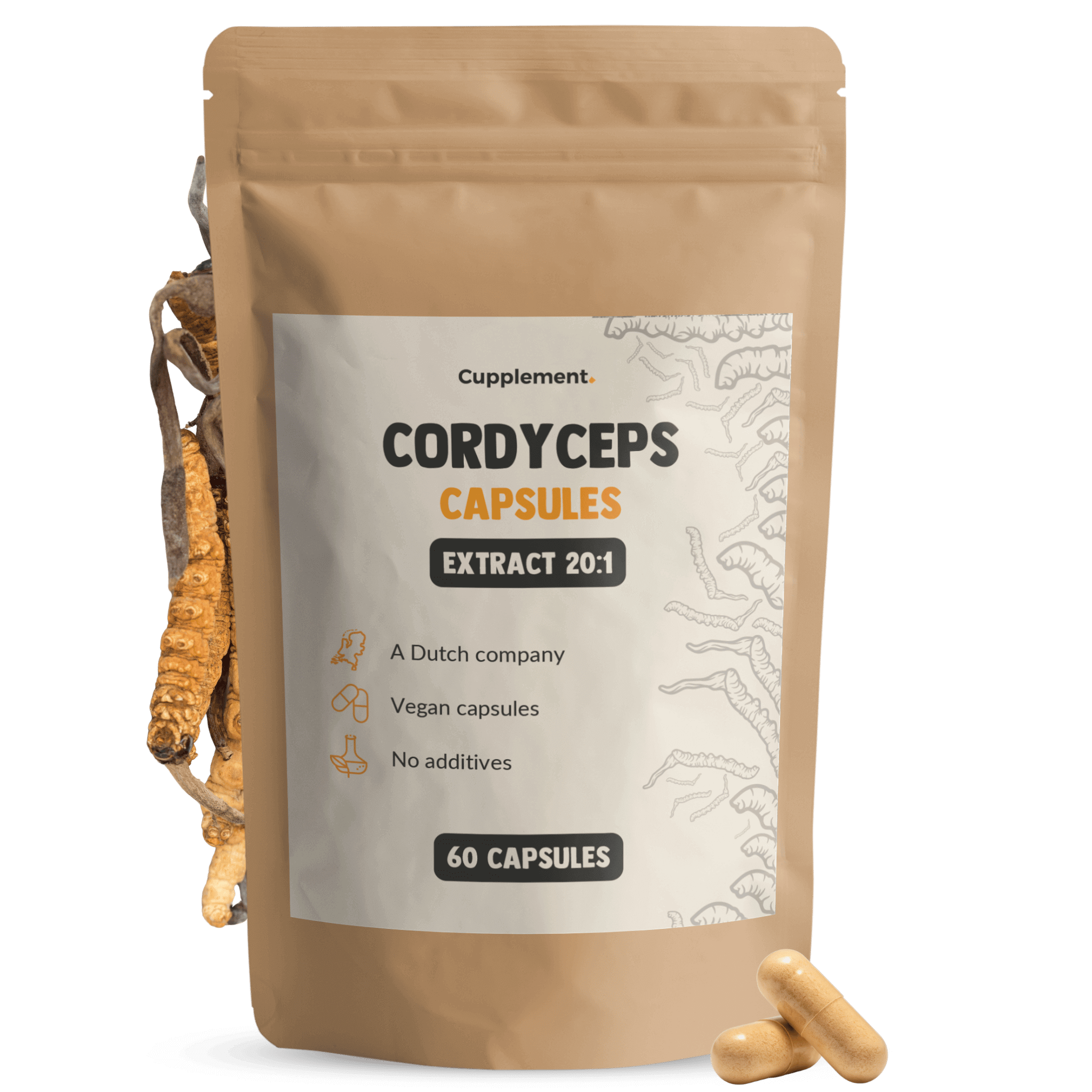 Cordyceps Extract Capsules Organic