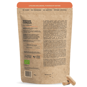 Biologische Shiitake capsules goyu supplement superfood