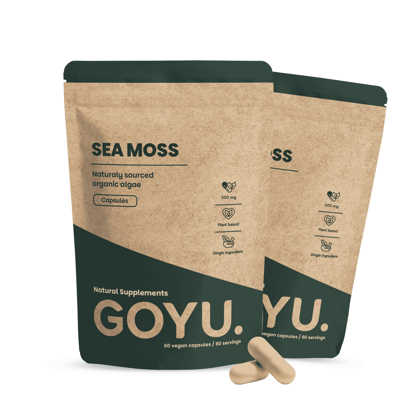 Sea Moss Capsules 500 mg Biologisch
