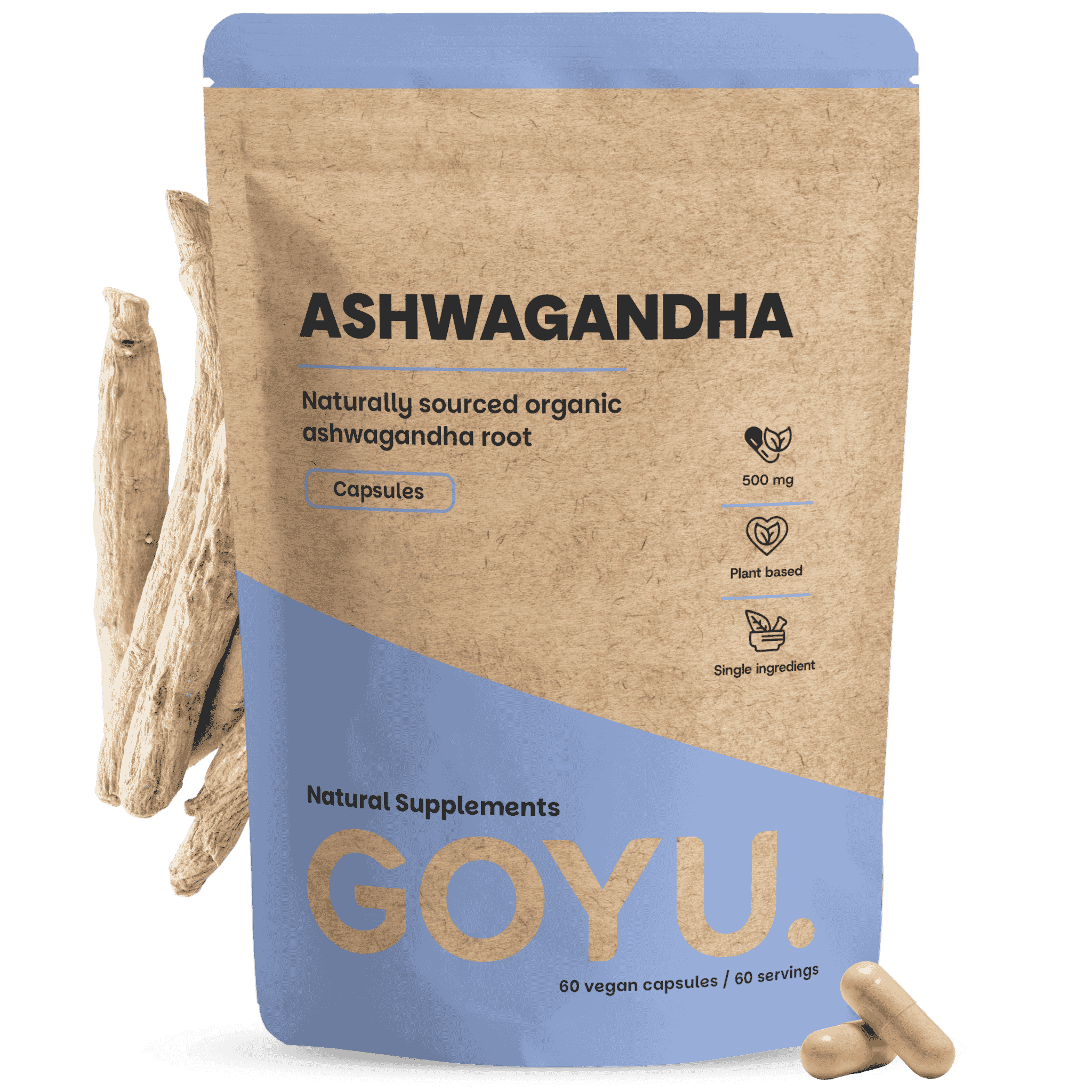 Ashwagandha Kapseln 500 mg BIO