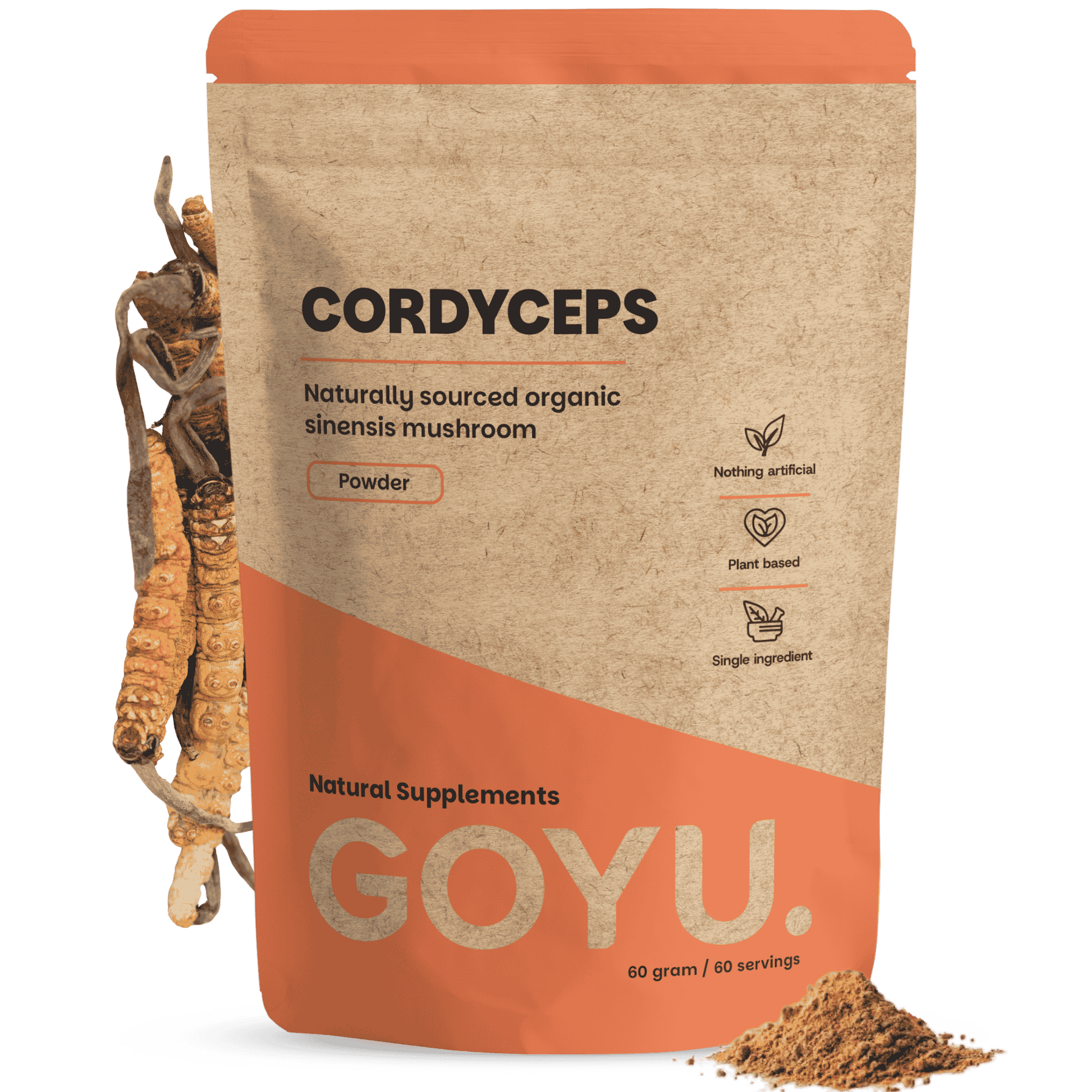 Cordyceps Poeder Biologisch
